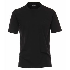 Casa Moda T-shirts zwart 2-pack ronde hals