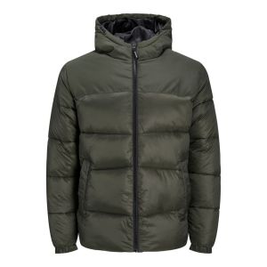 Jack & Jones Puffer Hood Jacket Chili Rosin