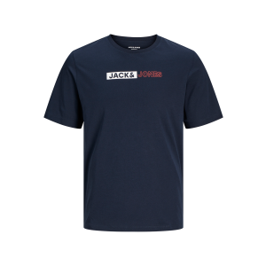 Jack & Jones Logo Tee Play Navy