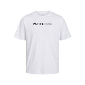 Jack & Jones Logo Tee Play White