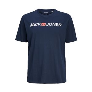 Jack & Jones logo tee navy
