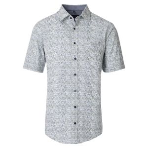 Casa Moda Overhemd korte mouw print