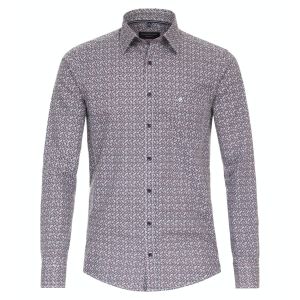 Casa Moda Overhemd rood blauw print