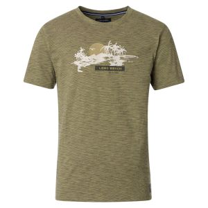 Casa Moda T-Shirt Long Beach Khaki