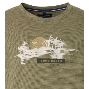 Casa Moda T-Shirt Long Beach Khaki