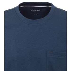 Casa Moda T-shirt Pocket petrol