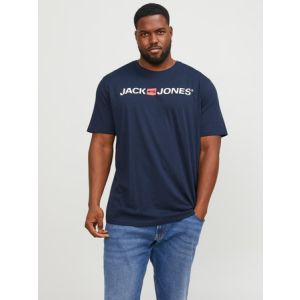 Jack & Jones logo tee navy
