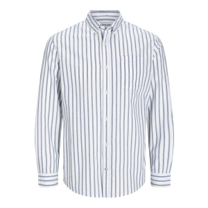 Jack & Jones Overhemd Oxford Ensign Blue Stripes