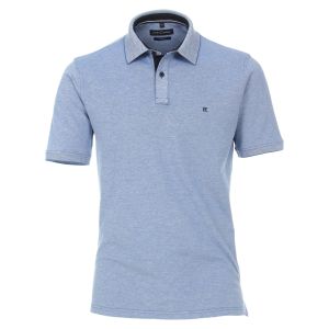 Casa Moda Poloshirt Basic Blauw Melange