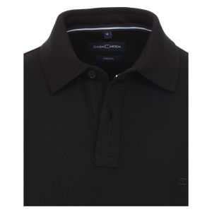 Casa Moda Poloshirt Basic Zwart