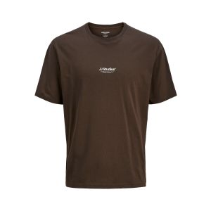 Jack & Jones T-shirt JJ Studios Delicioso Brown