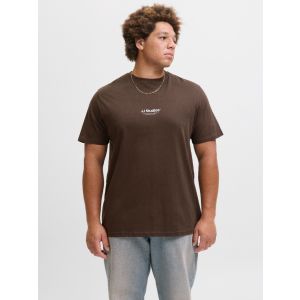 Jack & Jones T-shirt JJ Studios Delicioso Brown