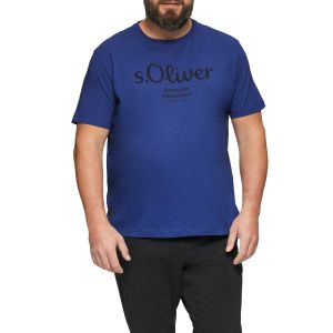 s.Oliver T-Shirt Elevated Blauw