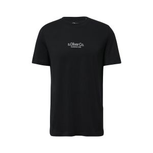 s.Oliver T-Shirt Logo 1969 Black